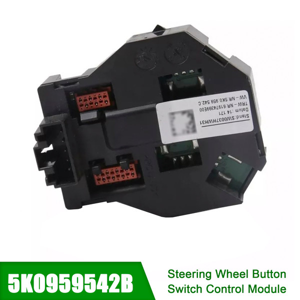 VW Golf Jetta Tiguan Steering Wheel Button Switch Control Module 5K0959542B Generic