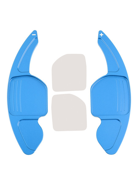 2012-2017 Audi SQ5 R8 RS6 Steering Wheel Paddle Shifter Extension Aluminium Blue Generic