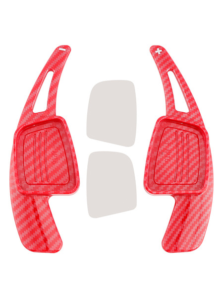 2016-2020 Audi A1 A3 A4 A5 A7 Steering Wheel Paddle Shifter Extension Carbon Fiber Red Look Generic