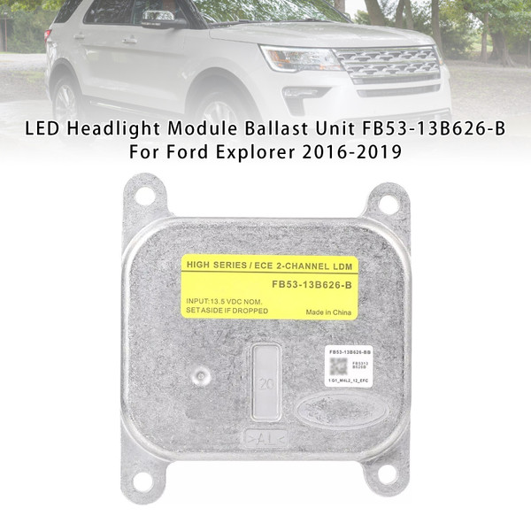 2016-2019 Ford Explorer XLT, Platinum, Limited LED Headlight Module Ballast Unit FB53-13B626-B Generic 2016-2019 Ford Explorer XLT, Platinum, Limited LED Headlight Module Ballast Unit FB53-13B626-B Generic