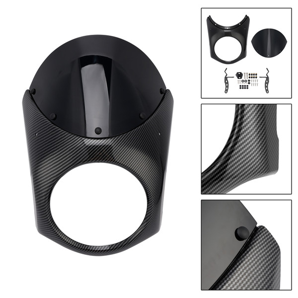 2024-2025 Kawasaki Eliminator 500 Windshield Windscreen CBlack Generic