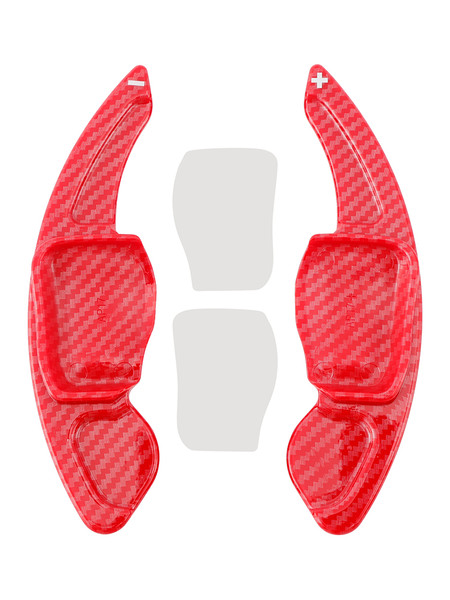 Volkswagen Magotan R20 Carbon Look Steering Wheel Paddle Shifter Extension Red Generic