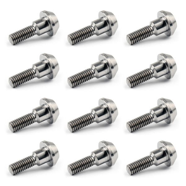 12PCs M6 x 21mm Ti Motor Brake Rotor Bolt Screw For SUZUKI GSXR 600 750 1000, Titanium