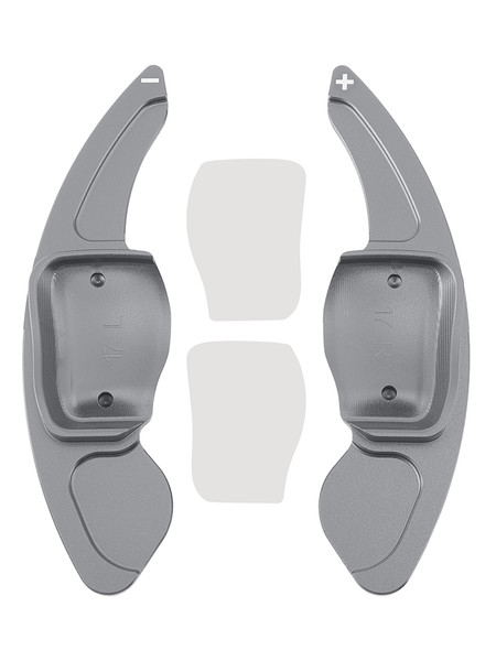 2016-2017 Skoda Octavia RS Steering Wheel Paddle Shifter Extension Aluminium Grey Generic