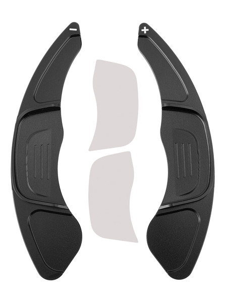 2021-2024 Volkswagen Tiguan L Steering Wheel Paddle Shifter Extension Aluminium Black Generic