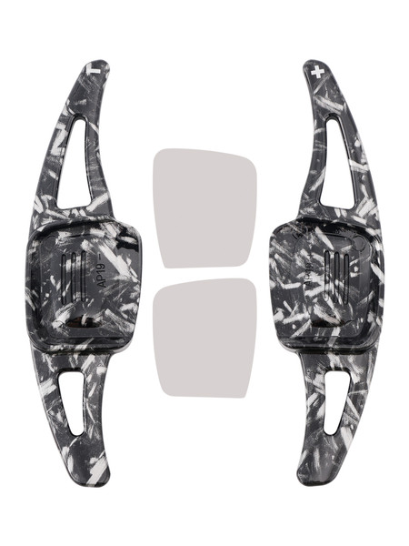 2019-2024 Volkswagen Multivan Steering Wheel Paddle Shifter Extension Black Forged Pattern Generic