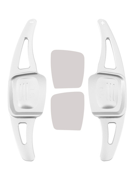2015-2020 Volkswagen Tiguan L Steering Wheel Paddle Shifter Extension Aluminium Silver Generic