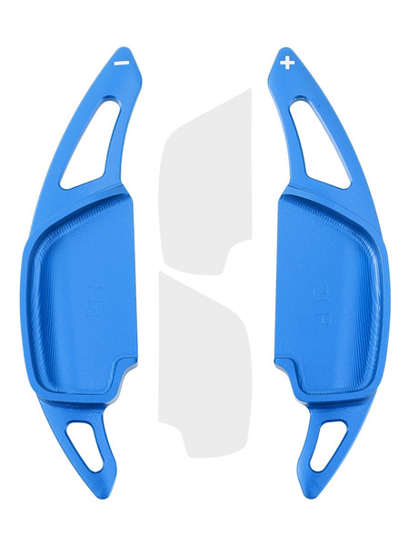2020-2021 Toyota Vios Steering Wheel Paddle Shifter Extension Aluminium Blue Generic