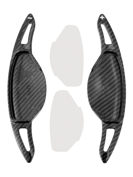 2024 Nissan Pathfinder Steering Wheel Paddle Shifter Extension Carbon Fiber Black Look Generic