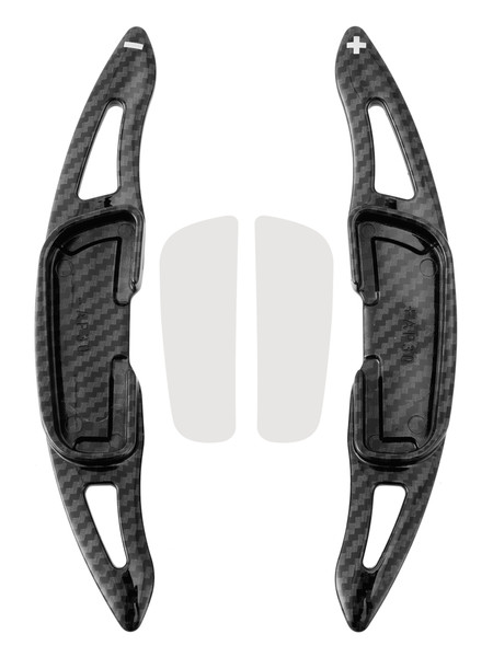 2014-2019 Mazda Axela Steering Wheel Paddle Shifter Extension Carbon Fiber Black Look Generic