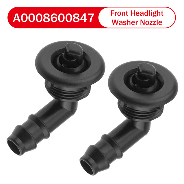 2002-2018 Mercedes-Benz G63 G55 G550 G500 2*Front Headlight Washer Nozzle A0008600847 Generic