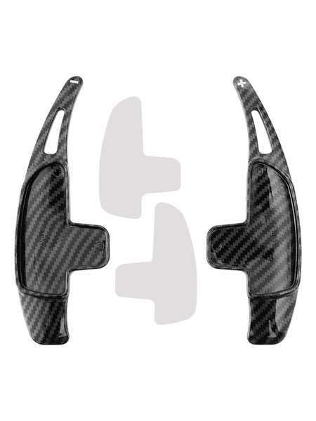 2007-2018 Mercedes Benz AMG Steering Wheel Paddle Shifter Extension Carbon Fiber Black Look Generic