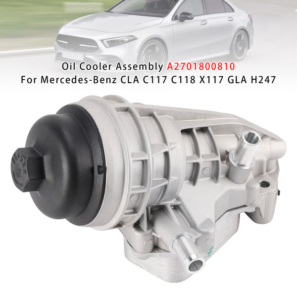 2013-2023 Mercedes-Benz CLA C117 C118 X117 X118 Oil Cooler Assembly A2701800810 Generic 2013-2023 Mercedes-Benz CLA C117 C118 X117 X118 Oil Cooler Assembly A2701800810 Generic