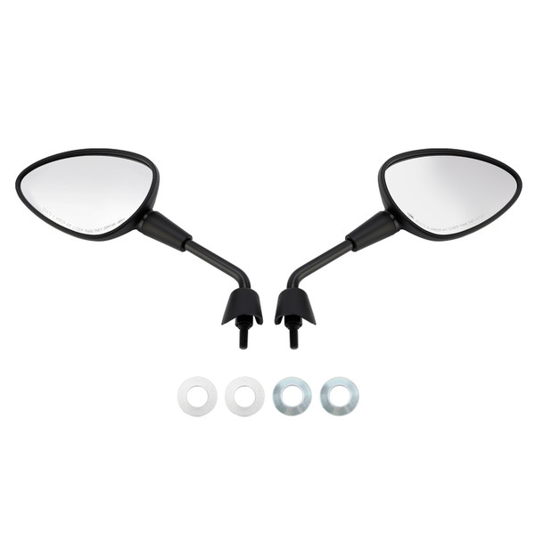 Black Mirror Set Shorty For Vespa GTS 125 300 HPE Sprint Primavera 50 125 150