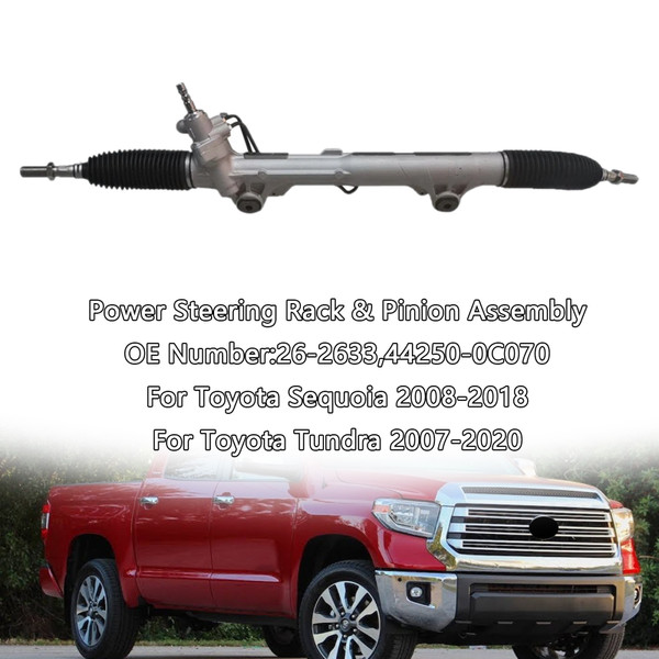 2008-2018 Toyota Sequoia Power Steering Rack & Pinion Assembly 44250-0C070 Generic