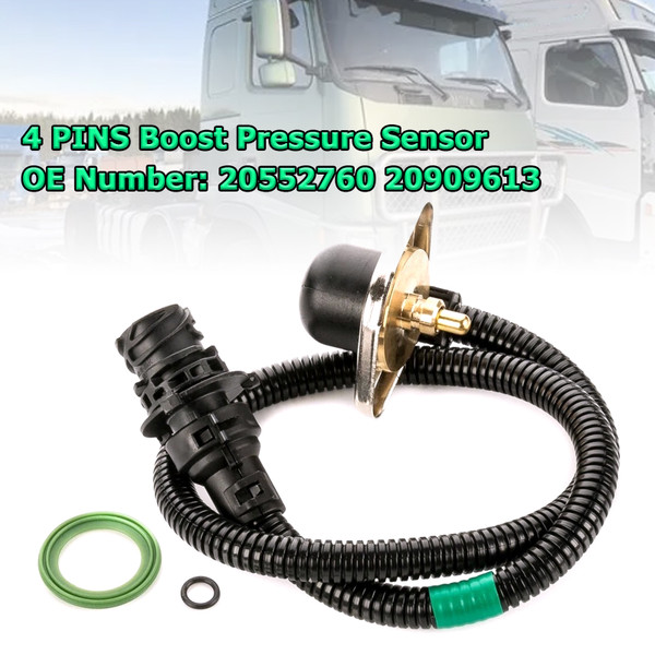 Volvo FH16 FL6 FM10 FM7 FH12 4 PINS Boost Pressure Sensor 20552760 20909613 Generic