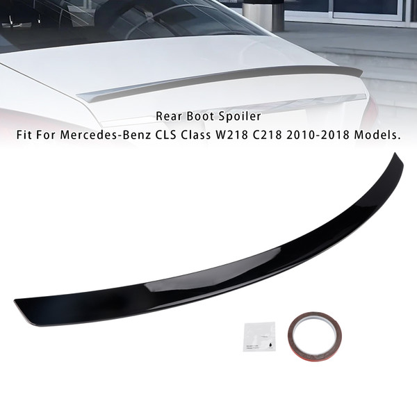 2010-2018 Mercedes-Benz CLS Class W218 C218 Rear Boot Spoiler AMG Style Gloss Black Generic 2010-2018 Mercedes-Benz CLS Class W218 C218 Rear Boot Spoiler AMG Style Gloss Black Generic