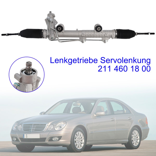 2003-2009 Mercedes-Benz W211 E320 E350 E500 Power Steering Rack and Pinion Assembly 2114601800 Generic
