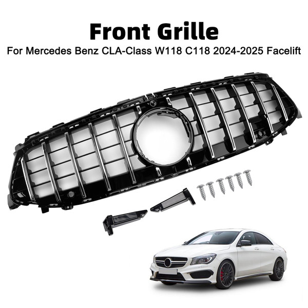 2024-2025 Mercedes Benz CLA-Class W118 C118 Front Bumper Grille