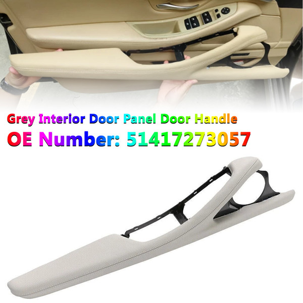 2010-2016 BMW 5 Series F11 F10 F18 1x Interior Door Panel Door Handle Grey 51417273057 Generic 2010-2016 BMW 5 Series F11 F10 F18 1x Interior Door Panel Door Handle Grey 51417273057 Generic
