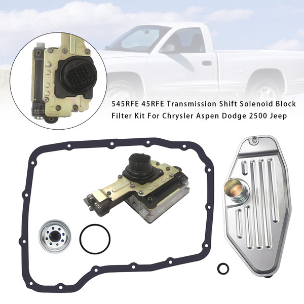 2002-2003 Dodge Dakota Base Transmission Shift Solenoid Block Filter Kit 545RFE 45RFE Generic