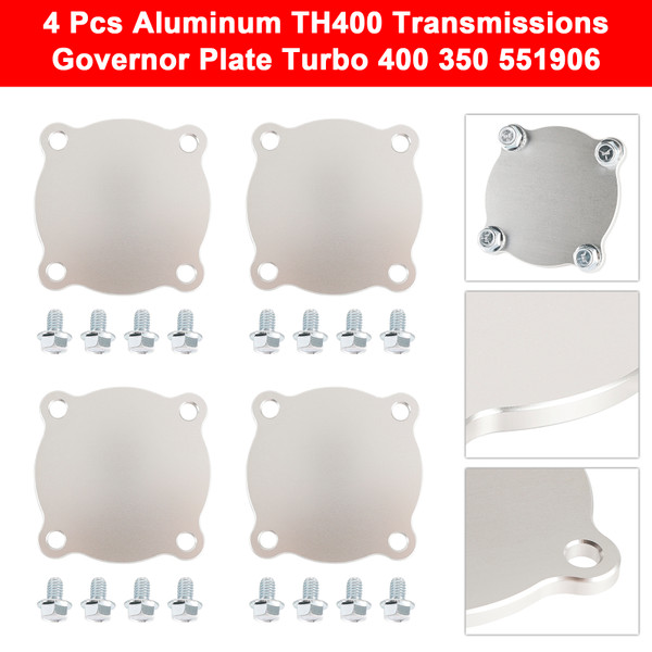 4 Pcs Aluminum TH400 Transmissions Governor Plate Turbo 400 350 551906