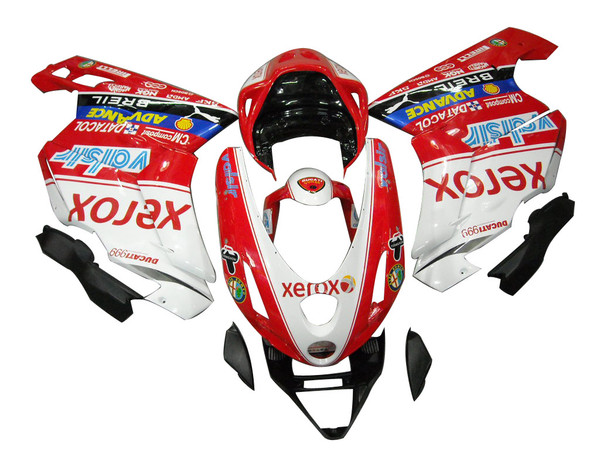 Fairings Ducati 999 Red & White Xerox Racing (2003-2004) Fairings Ducati 999 Red & White Xerox Racing (2003-2004)