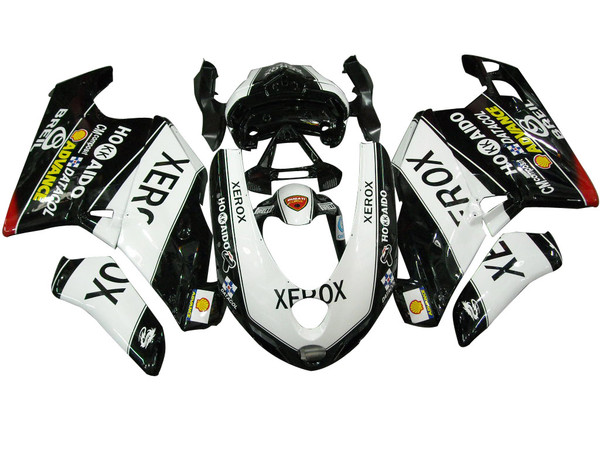 Fairings Ducati 999 White & Black Xerox Racing (2005-2006) Fairings Ducati 999 White & Black Xerox Racing (2005-2006)