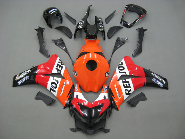 Fairings Honda CBR 1000 RR Black Orange Repsol Racing (2008-2011) Fairings Honda CBR 1000 RR Black Orange Repsol Racing (2008-2011)
