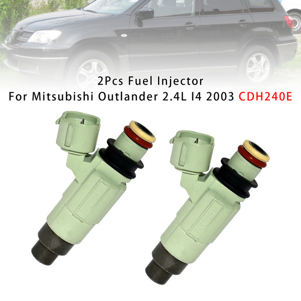 2003 Mitsubishi Outlander 2.4L 2Pcs Fuel Injector CDH240E Generic