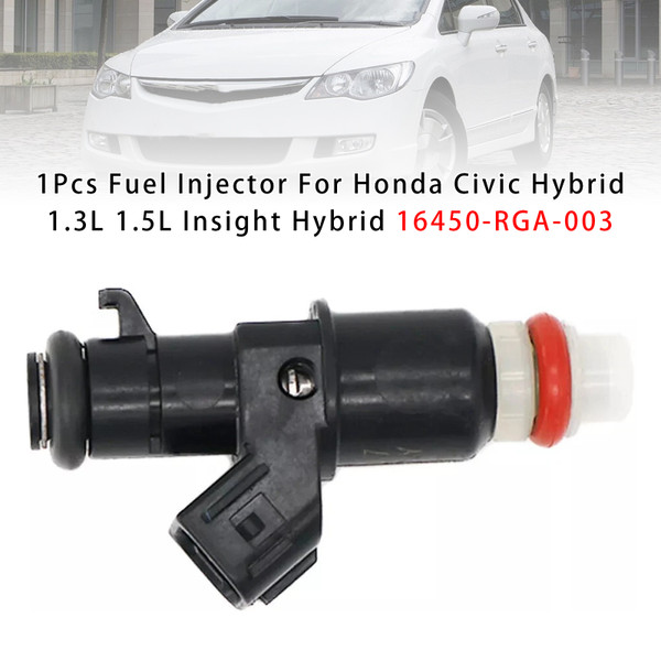 2010-2014 Honda Insight Hybrid 1.3L 1Pcs Fuel Injector 16450-RGA-003 Generic