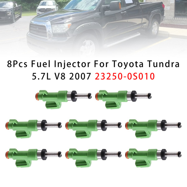 2007 Toyota Tundra With 5.7L Engine 8Pcs Fuel Injector 23250-0S010