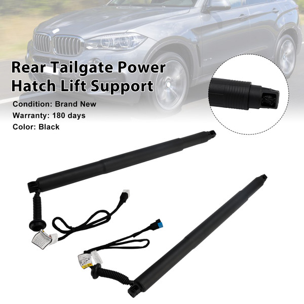 2014-2019 BMW X6 F16 F86/SUV 2*Rear Tailgate Lift Support 51247434043 Black Generic