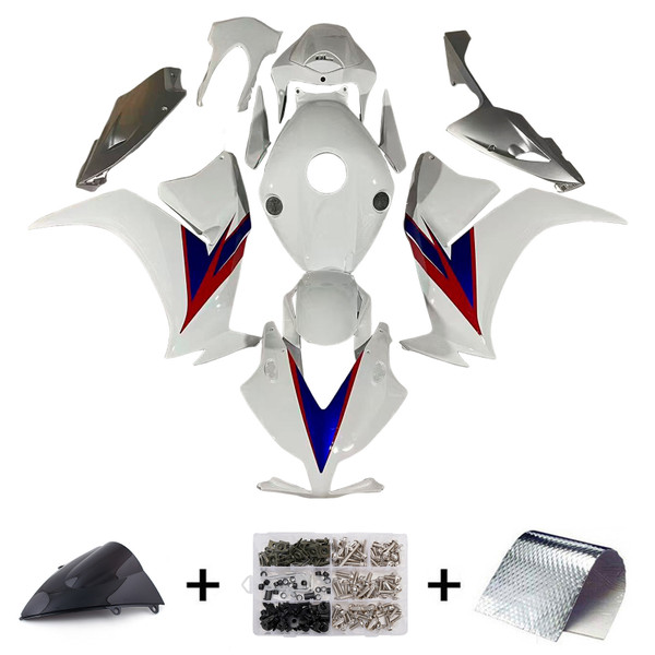 2012-2016 Honda CBR1000RR Amotopart Fairings HRC White CBR Racing Customs Fairing
