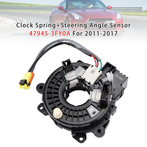 2011-2017 Nissan 370Z GT-R Juke Leaf Clock Spring+Steering Angle Sensor 47945-3FY0A Generic