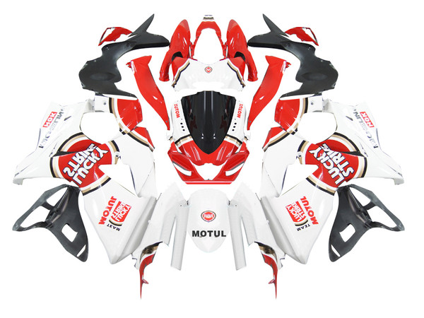 Fairings Suzuki GSXR 1000 White & Red Lucky Strike Racing  (2009-2016) Fairings Suzuki GSXR 1000 White & Red Lucky Strike Racing  (2009-2016)
