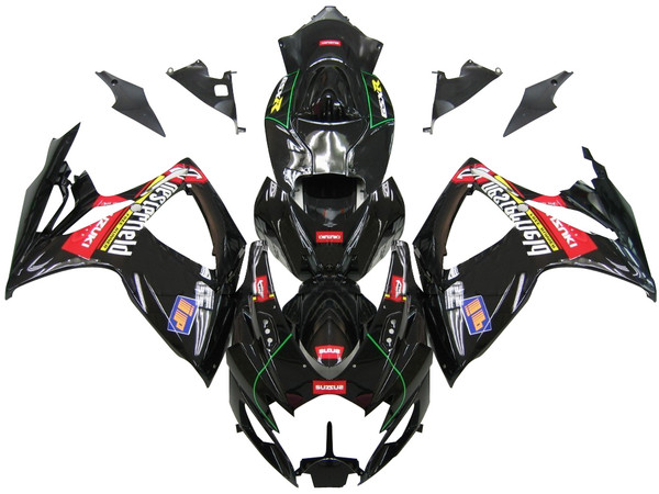 Fairings Suzuki GSXR 600 750 Black Chesterfield Suzuki Racing  (2006-2007) Fairings Suzuki GSXR 600 750 Black Chesterfield Suzuki Racing  (2006-2007)