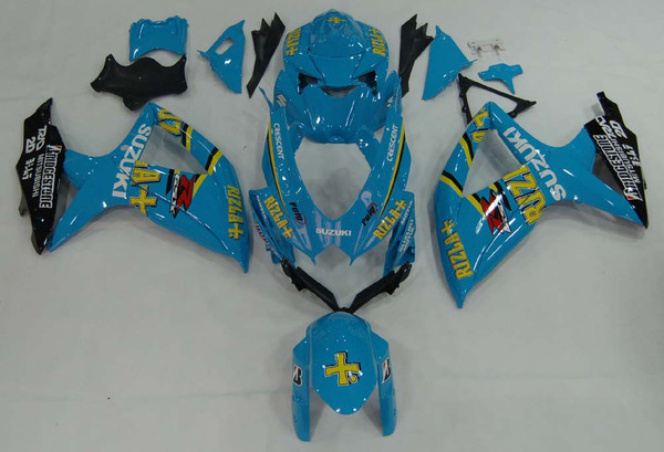 Fairings Suzuki GSXR 600 750 Blue Rizla Racing  (2008-2009-2010) Fairings Suzuki GSXR 600 750 Blue Rizla Racing  (2008-2009-2010)