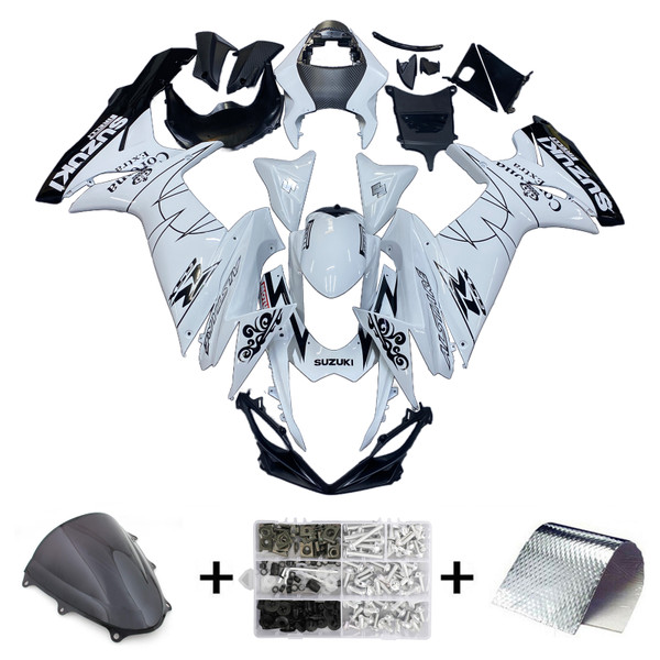 Fairings Plastics Suzuki GSXR600 GSXR750 K11 White Alstare Corona (2011-2014) Fairings Plastics Suzuki GSXR600 GSXR750 K11 White Alstare Corona (2011-2014)