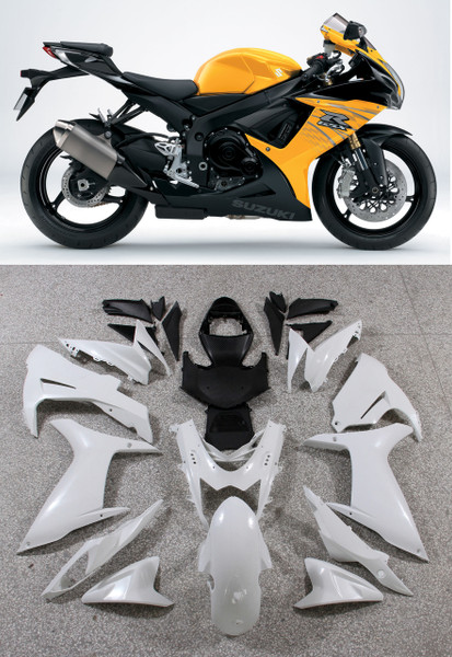 Fairings Plastics Suzuki GSXR600 GSXR750 K11 Yellow Checkered GSXR (2011-2014)