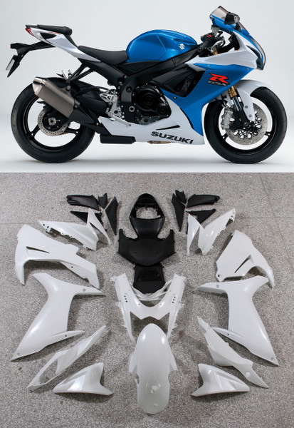 Fairings Plastics Suzuki GSXR600 GSXR750 K11 Blue White GSXR (2011-2014)