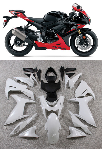 Fairings Plastics Suzuki GSXR600 GSXR750 K11 Red Black GSXR (2011-2014)