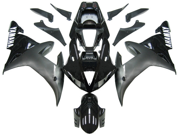 Fairings Yamaha YZF-R1Contrast Black R1 Racing (2002-2003) Fairings Yamaha YZF-R1Contrast Black R1 Racing (2002-2003)