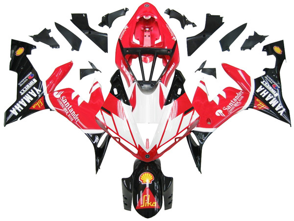 Fairings Yamaha YZF-R1 Red Black Santander  Racing (2004-2006) Fairings Yamaha YZF-R1 Red Black Santander  Racing (2004-2006)