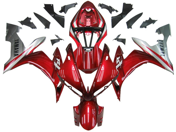Fairings Yamaha YZF-R1 Red & Silver R1 Racing (2004-2006) Fairings Yamaha YZF-R1 Red & Silver R1 Racing (2004-2006)