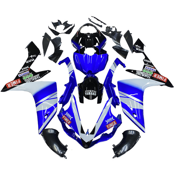 2007-2008 Yamaha YZF-R1 Blue Black BMC R1 Racing Amotopart Fairings Customs Fairing 2007-2008 Yamaha YZF-R1 Blue Black BMC R1 Racing Amotopart Fairings Customs Fairing