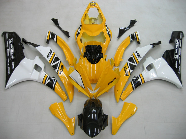 Fairings Yamaha YZF-R6 Yellow White Black Motul R6 Racing (2006-2007) Fairings Yamaha YZF-R6 Yellow White Black Motul R6 Racing (2006-2007)