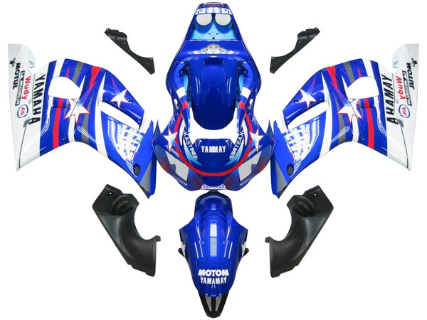 Fairings Yamaha YZF-R6 Blue White Star FIAT R6 Racing (1998-2002) Fairings Yamaha YZF-R6 Blue White Star FIAT R6 Racing (1998-2002)