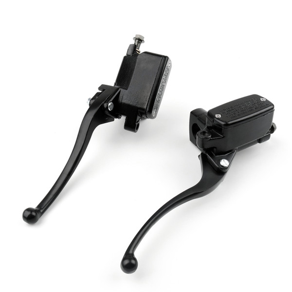 Levers Set Hydraulic Brake Hydraulic Clutch Master Cylinders Honda VTX1800 (2002-2008) Black Levers Set Hydraulic Brake Hydraulic Clutch Master Cylinders Honda VTX1800 (2002-2008) Black