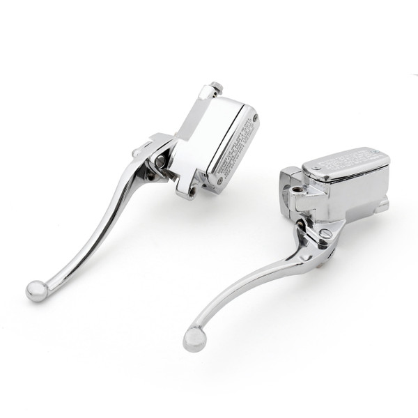 New 1" Brake Clutch Master Cylinder Reservoir Lever Honda VTX1800 (2002-2008) Chrome New 1" Brake Clutch Master Cylinder Reservoir Lever Honda VTX1800 (2002-2008) Chrome